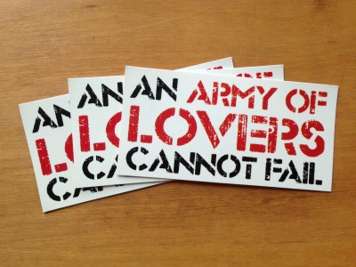 army of lovers stickers